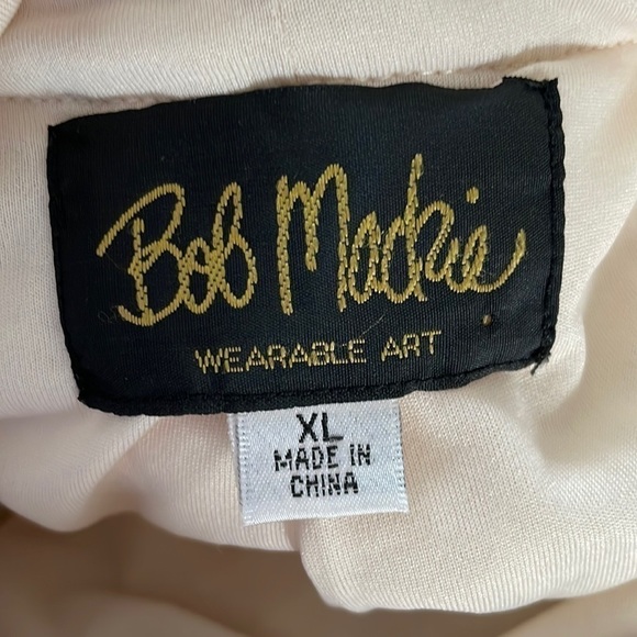 Bob Mackie 3/4 Sleeve Sequin Knit Open Jacket Top XL - Picture 2 of 6